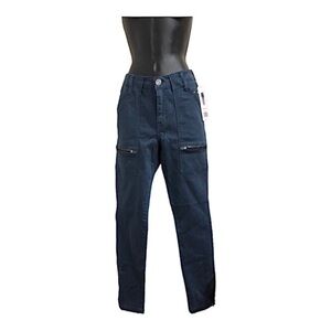 Joie light navy park contemporary fit cargo pants‎ size 4/27 brand new